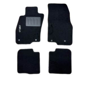 Kit 4 Tapis de sol Auto pour ALFA ROMEO MITO de 2008 à 2016, sigle MITO, avec CLIPS, Neuf