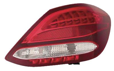 Feu arrière droit pour MERCEDES (W205) CLASSE C ph. 1 2014-2018, rouge incolore, Led, Mod. Berline 4P