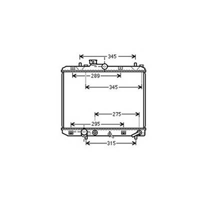 Radiateur de refroidissement moteur pour OPEL AGILA depuis 2008, OEM: 93196875, Neuf