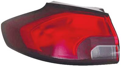 Feu arrière gauche pour OPEL ZAFIRA TOURER 2011-2019, rouge, Neuf