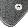 Tapis de sol Auto pour PEUGEOT EXPERT II, 2007-2016, avec sigle EXPERT, moquette noire et clips, Neuf