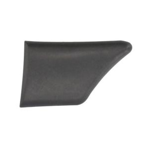 Moulure bouchon latérale sur aile arrière gauche pour PEUGEOT PARTNER I phase 2, 2002-2008, Noire, Neuve