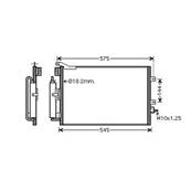 Condenseur de Climatisation pour RENAULT MODUS 2004-2008, OEM: 8200688392, Neuf