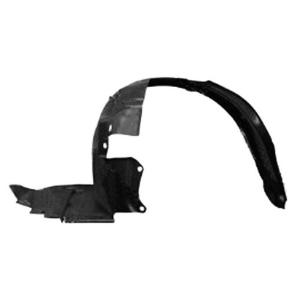 Pare boue d''aile avant gauche pour RENAULT LAGUNA III, 2007-2010, noire, Neuve