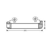 Intercooler pour RENAULT MÉGANE III ph.1 2008-2012, OEM: 144968116R, Neuf