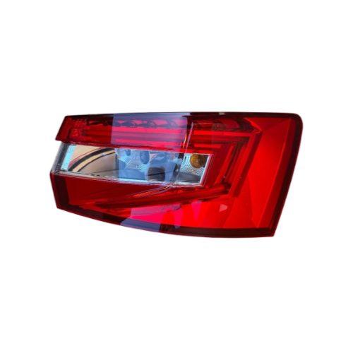 Feu d''aile arrière droit pour SKODA SUPERB III phase 1 2015-2019, avec porte-lampe, LED, montage Varroc, Neuf
