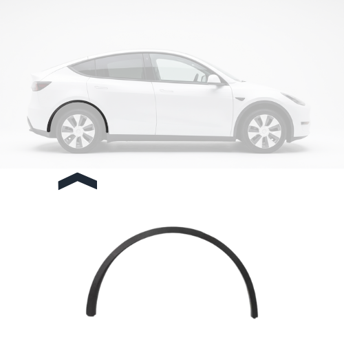 élargisseur aile arrière droite pour TESLA MODEL Y 2019-2025, noir gaufré, Neuf