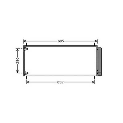 Condenseur de Climatisation pour TOYOTA VERSO 2009-2013, OEM: 8845002410, Neuf