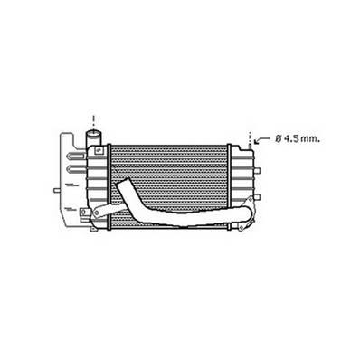 Intercooler pour TOYOTA YARIS II ph.1 2005-2009, OEM: 179000N010, Neuf