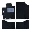 Kit 4 Tapis de sol Auto pour TOYOTA YARIS HYBRID III, 2011-2020, avec sigle YARIS, moquette noire et clips, Neuf