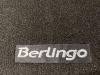 Kit 4 Tapis de sol Auto pour CITROËN BERLINGO VP/FOURGON II, 2008-2018 (B9), avec sigle BERLINGO, moquette noire et clips, Neuf