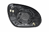 Miroir Glace de rétroviseur gauche pour HYUNDAI i30 I phase 1 2007-2010, asphérique, dégivrant, Neuf