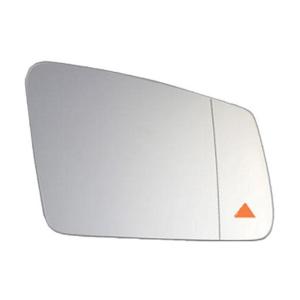 Miroir Glace de rétroviseur extérieur droit pour MERCEDES CLASSE B phase 2 (W246) 2014-2019, BLIS, dégivrant, avec support de fixation, Neuf