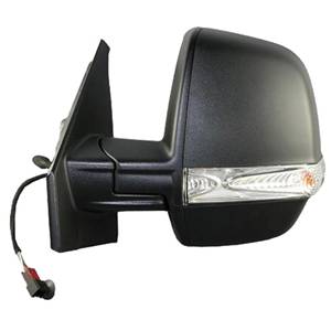 Rétroviseur gauche manuel pour OPEL COMBO depuis 2012, (Cargo), noir, Neuf