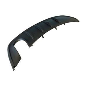 Spoiler de pare-chocs arrière pour ALFA ROMEO GIULIETTA depuis 09/2016, noir, avec sortie à échappement unique, Neuf