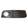Grille de calandre droite pour AUDI A4 IV ph. 1 2007-2011, trou antibrouillard, profil chrom et noir, Neuve