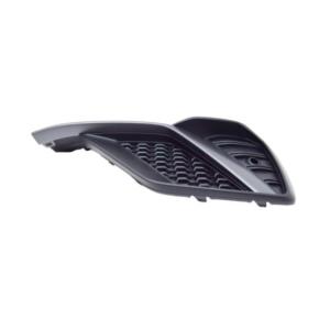 Grille droite pare-chocs avant pour AUDI A1 II depuis 2018, avec moulure argentée, sans siège antibrouillard, trous PDC, Mod. S-LINE, noire, Neuve