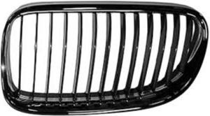 Grille de radiateur avant gauche pour BMW Serie 3 E92/E93 COUPÉ/CABRIO 2010-2013, chromée/noire, Neuve