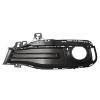 Grille pare-chocs avant gauche pour BMW Serie 3 F30/F31, 2015-2018, ferme, trou feu antibrouillard, noire gaufr, Mod. LUXURY, Neuve