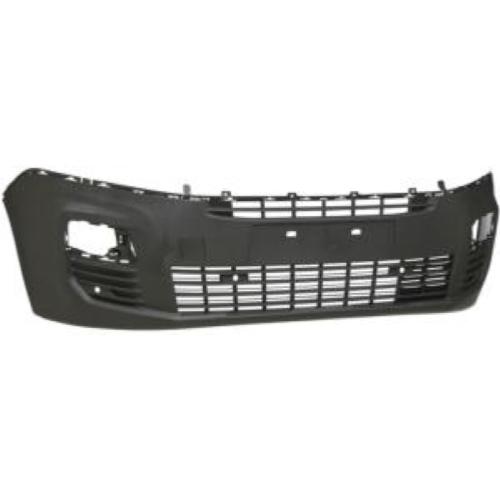 Pare chocs avant pour FIAT DOBLO III phase 1 2022-2023, cache crochet, trous radar + supports, noir gaufré, Neuf