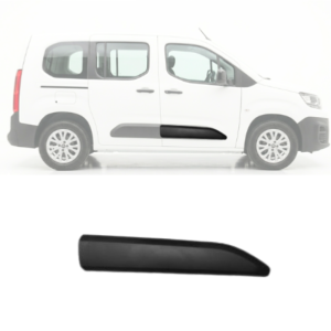 Moulure latérale avant droite pour FIAT DOBLO 2022-2023 , noire, avec clip de montage, Neuve