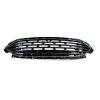 Grille radiateur pour FORD KUGA III phase 1 depuis 2020, noire lisse, cadre et moulure chromée, Neuve