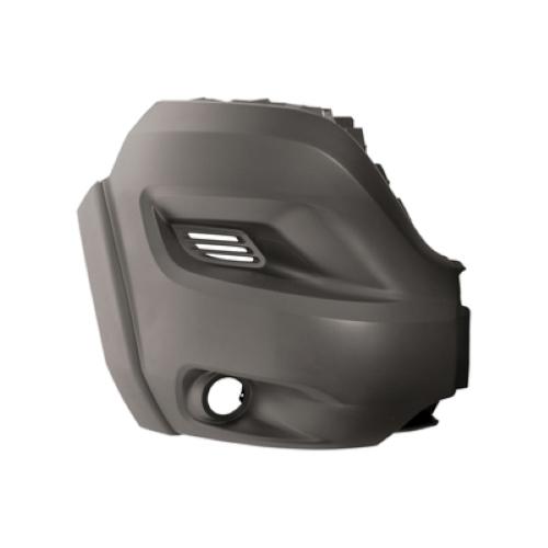 Crosse pare chocs avant droit pour FIAT DUCATO Camping-car III depuis 2014, Heavy, trou feu AB, avec élargisseur, gris