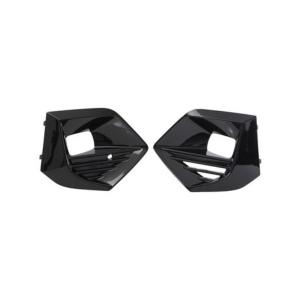Kit grilles de calandre droite & gauche pour PEUGEOT 2008 II ph.1 2019-2023, trou AB, noires brillantes, Neuves