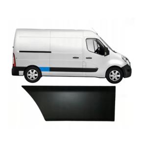 Moulure baguette arrière sur porte latérale droite pour RENAULT MASTER III phase 3, depuis 2019, châssis moyen, partie avant, Neuve