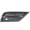 Grille de calandre avant droite pour VOLKSWAGEN TIGUAN II phase 1, 2016-2020, trou radar, noire/chromée, neuve