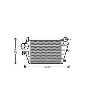 Intercooler pour ALFA ROMEO 156 ph.1 1997-2003, OEM: 60686738, Neuf