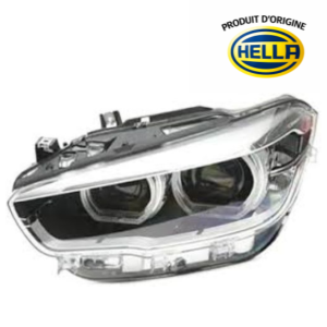 Phare optique avant gauche pour BMW Serie 1 F20-F21 2015-2019, Full led, produit d'origine HELLA avec moteur èlectrique, Neuf