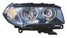 Phare Optique avant droit lectrique pour BMW X3 E83 2006-2010, H7+H7, corps noir, Neuf