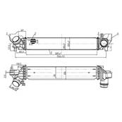 Intercooler pour BMW X1 F48 depuis 2015, OEM: 17517617597, Neuf