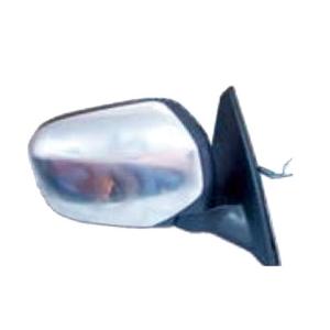 Rétroviseur extérieur droit pour MITSUBISHI L200 IV phase 1, 2006-2010, noir, dégivrant, coque chromé, Neuf