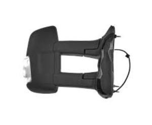 Rétroviseur droit manuel pour FORD TRANSIT Mk8 phase 1 2014-2019, (bras long), clignotant blanc, 5W, noir, 5 pin, Neuf
