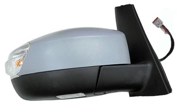 Rétroviseur gauche électrique pour FORD C-MAX depuis 2015, rabattable, avec feu de courtoisie, BLIS,10 pin, coque à peindre, Neuf