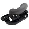 Poigne de porte avant / arrire gauche pour FIAT PUNTO II ph. 1 1999-2003, interne, Noire, Neuve