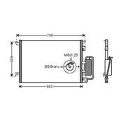 Condenseur de Climatisation pour OPEL VECTRA C 2002-2005, OEM: 13101839, Neuf