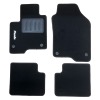 Kit 4 Tapis de sol Auto pour FIAT PANDA depuis 2012 avec sigle PANDA moquette noire Neuf