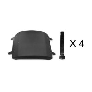 Pare-boue d'aile supérieure pour IVECO EUROTECH 1992-2002, avec kit courroie en caoutchouc 200.00500, Neuf