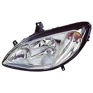 Phare Optique avant gauche pour MERCEDES VITO II phase 1 (W639), 2003-2010, H7+H7+H7, Neuf