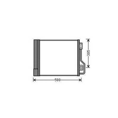 Condenseur de Climatisation pour SMART FORTWO 2007-2011 (451), OEM: A4515000154, Neuf