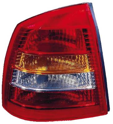 Feu arrière gauche pour OPEL ASTRA G 2001-2004, Rouge fumé, Mod. Coupé / Sport / Cabrio, Neuf