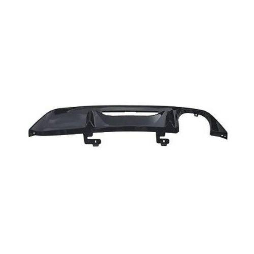 Spoiler pare-chocs arrière pour PEUGEOT 208 II phase 2 depuis 2023, noir brillant, avec échappement double à droite, Neuf