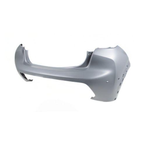 Pare-chocs arrière pour PEUGEOT 208 II phase 2 depuis 2023, avec trous radar + PARK ASSIST + supports, trous caméra, trous moulures, Mod. GT-LINE, Neuf à peindre