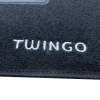 Kit 4 Tapis de sol Auto pour RENAULT TWINGO de 2007 à 2014, avec sigle TWINGO, avec CLIPS, Neuf