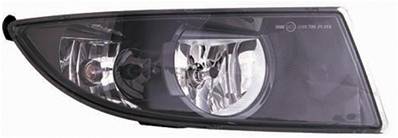 Feu antibrouillard droit pour SKODA FABIA II ph. 2 2010-2014, HB4, Corps noir, Mod. Sport, Neuf