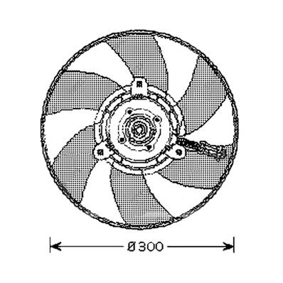 Groupe moto Ventilateur Radiateur pour SEAT IBIZA II ph.3 1999-2002, OEM: 6K0959455AA, Neuf