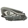 Phare Optique avant droit à LED pour TOYOTA YARIS III phase 3, 2017-2020, fond noir, H4+WY21/5W, Neuf